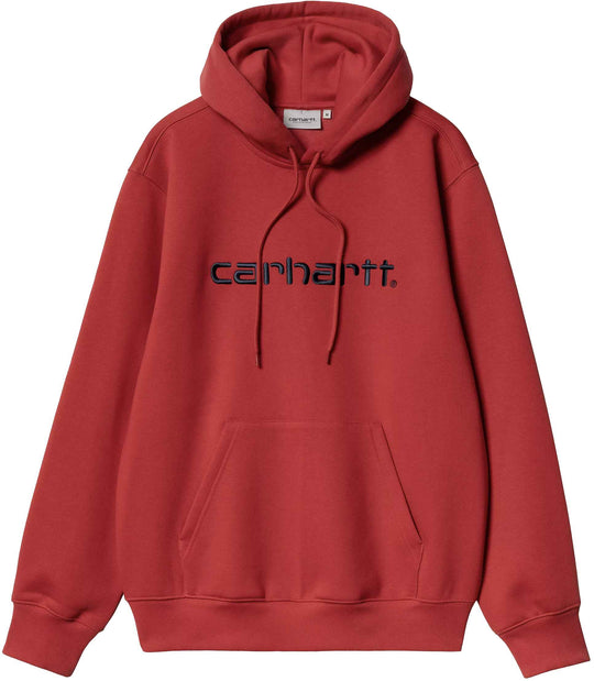  Carhartt Wip Felpa Hooded Carhartt Sweat Cherry Space Uomo