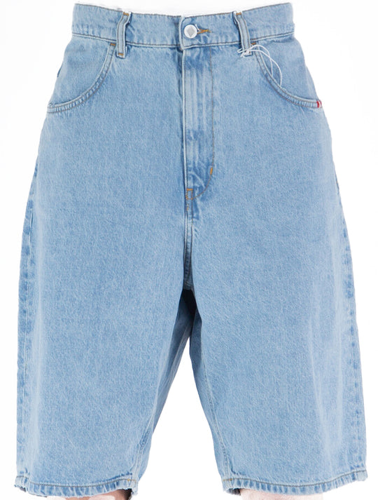 Amish Short Jeans Bermuda Tommy Denim Bleach Uomo Denimbleach