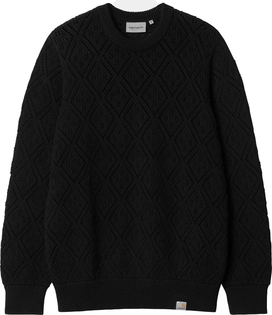  Carhartt Wip Maglione Kaley Sweater Black Uomo