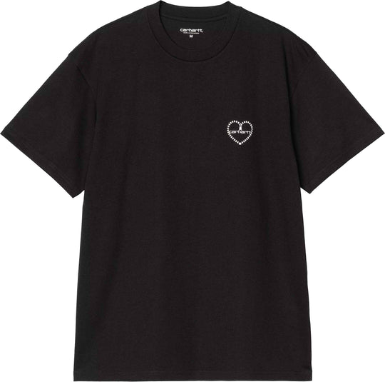  Carhartt Wip T-shirt Ss Furoshiki T-shirt Black White Uomo