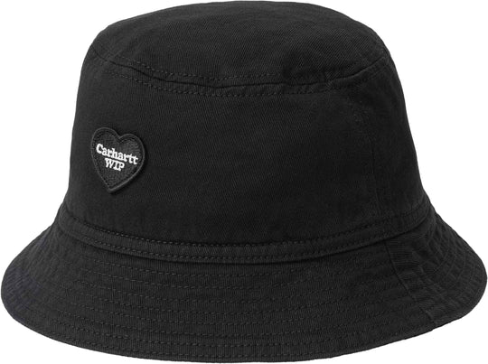  Carhartt Wip Cappello Drewe Bucket Hat Black Rinsed Uomo