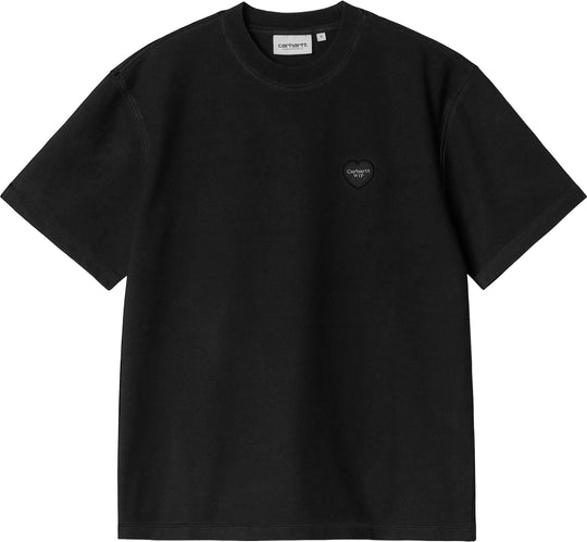  Carhartt Wip T-shirt W Ss Ingo T-shirt Black Garment Dyed Uomo Blackgarment
