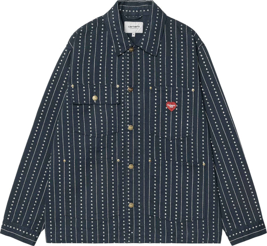  Carhartt Wip Giacca Drewe Chore Coat Natural Rinsed Uomo Naturalrinsed