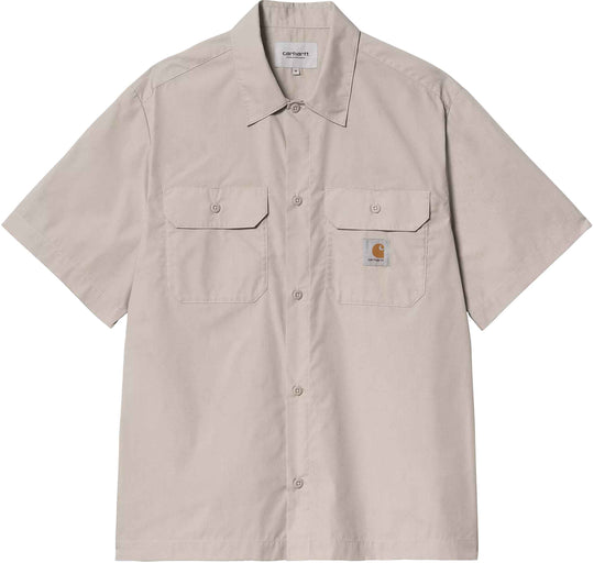  Carhartt Wip Camicia Ss Craft Shirt Dusky Beige Uomo Duskybeige