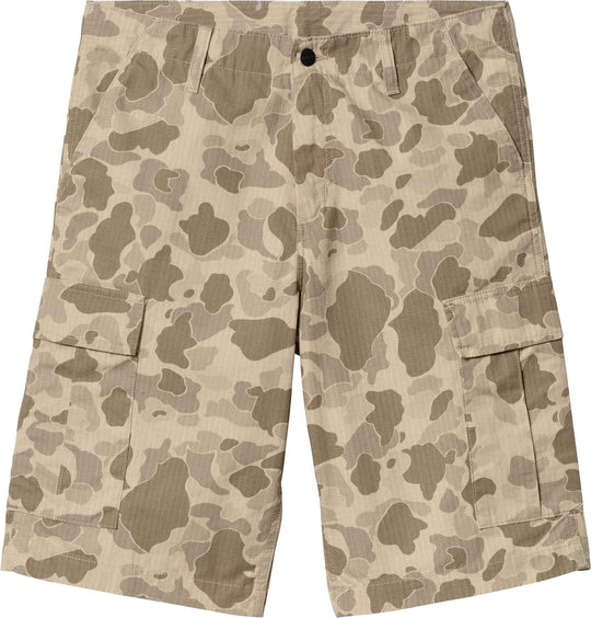  Carhartt Wip Short Regular Cargo Short Camo Duck Desert Rinsed Uomo Camoduckdesert