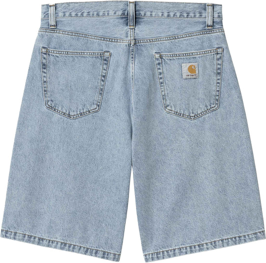  Carhartt Wip Short Landon Short Blue Bleached Uomo Bluebleached