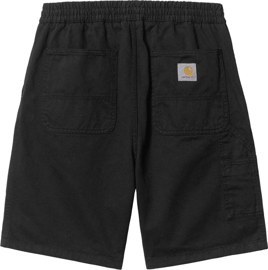  Carhartt Wip Short Flint Short Black Garment Dyed Uomo Blackgarmentdyed