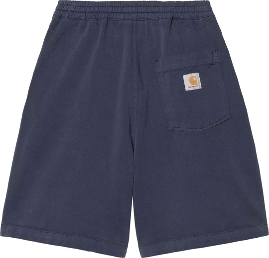  Carhartt Wip Short Floyde Short Blue Garment Dyed Uomo Bluegarmentdyed