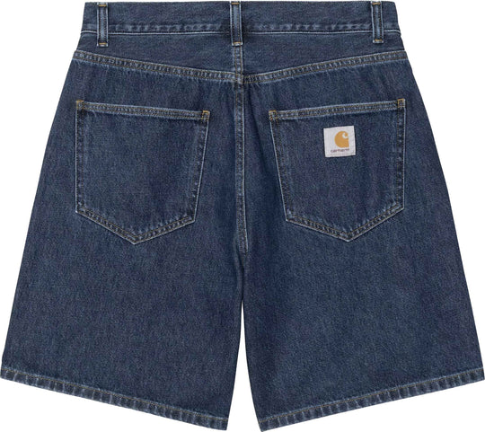  Carhartt Wip Short Nolan Short Blue Heavy Stone Wash Uomo Bluestonewash