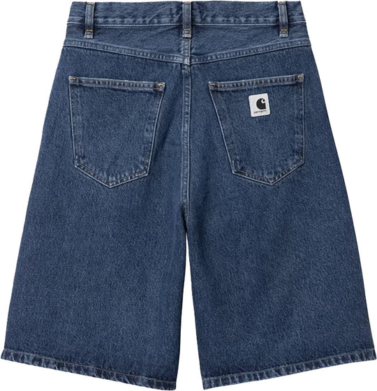  Carhartt Wip Short W Brandon Short Blue Stone Washed Donna Bluestone