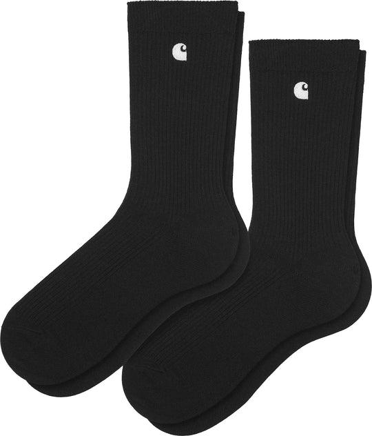  Carhartt Wip Calze Madison Pack Socks Black/white - White/black Uomo