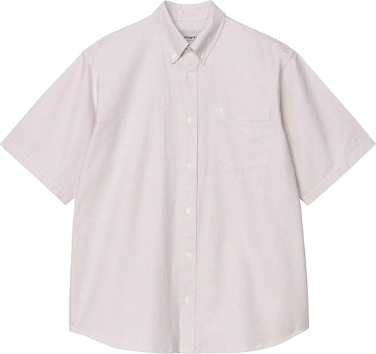  Carhartt Wip Camicia Ss Braxton Shirt Hortensia Wax Uomo Hortensiawax