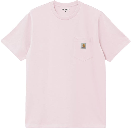  Carhartt Wip T-shirt Ss Pocket T-shirt Air Pink Uomo Airpink