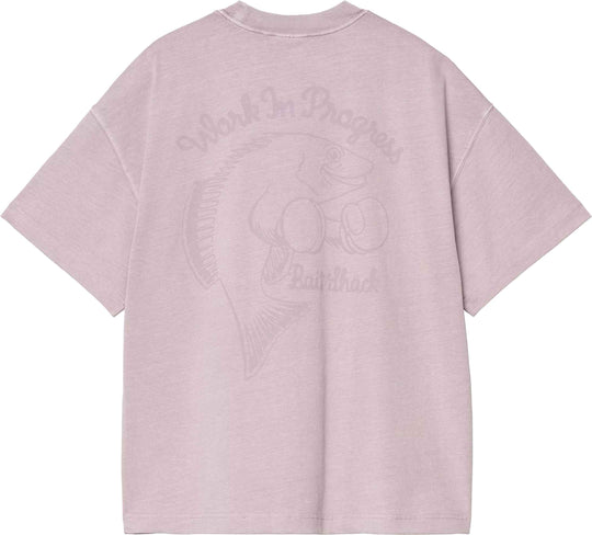  Carhartt Wip T-shirt Ss Balt Shack T-shirt Hortensia Garment Dyed Uomo Hortensiagarmentdyed