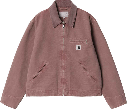  Carhartt Wip Giacca W Og Detroit Jacket Dusty Pink Stone Canvas Special_unisex Dustypinkstonecanva