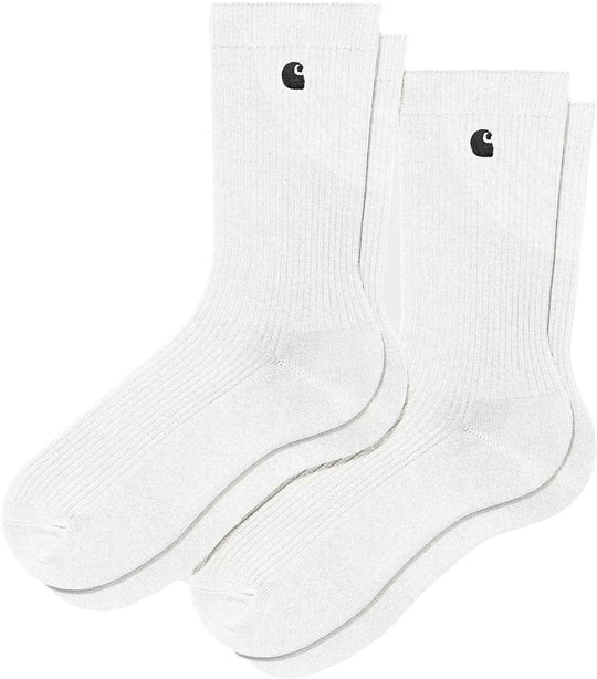  Carhartt Wip Calze Madison Pack Socks White Black White Black Uomo