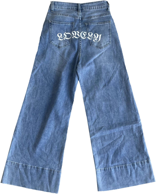  Lovely Death Dreams Jeans Piccolo Zampa Light Blue Uomo Lightblue