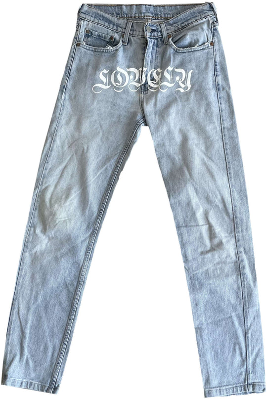  Lovely Death Dreams Jeans Levi's Recycled 511 Blue Uomo