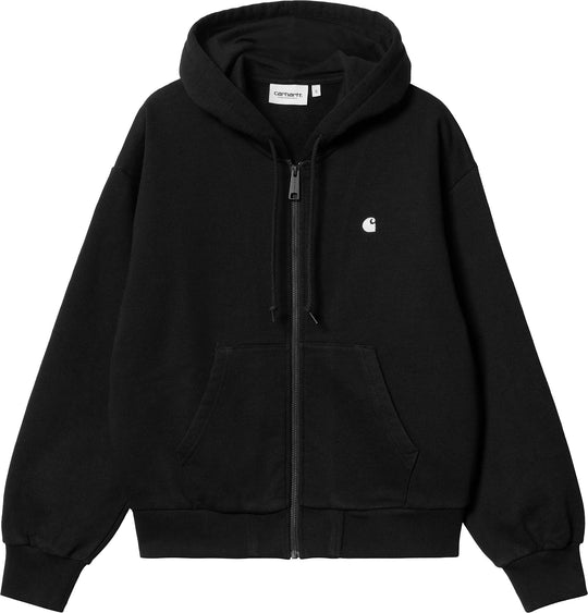 Carhartt Wip Giacca W Casey Jacket Black Silver Donna Blacksilver