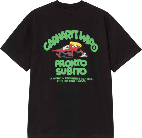  Carhartt Wip T-shirt Ss Pronto T-shirt Black Uomo