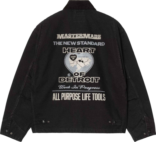  Carhartt Wip Giacca Og Arcan Graphic Jacke Black Heavy Stone Wash Uomo Blackheavystonewash