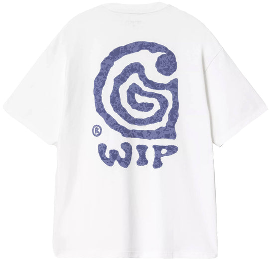  Carhartt Wip T-shirt Ss Helix T-shirt White Uomo