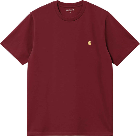  Carhartt Wip T-shirt Ss Chase T-shirt Scarlet Gold Uomo Scarletgold