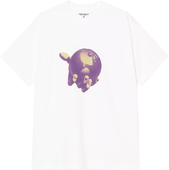  Carhartt Wip T-shirt Ss Savior T-shirt White Uomo