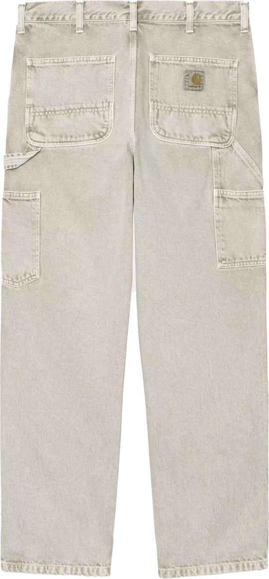  Carhartt Wip Jeans Single Knee Pant Opuntia Chalk Wash Uomo Opuntiachalkwash