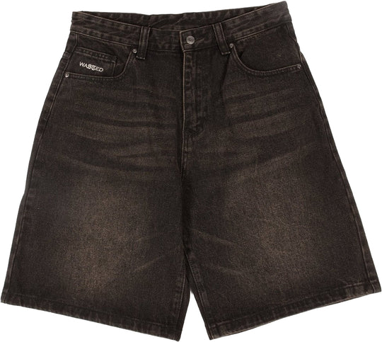  Wasted Paris Short Sandblast Casper Short Faded Black Uomo