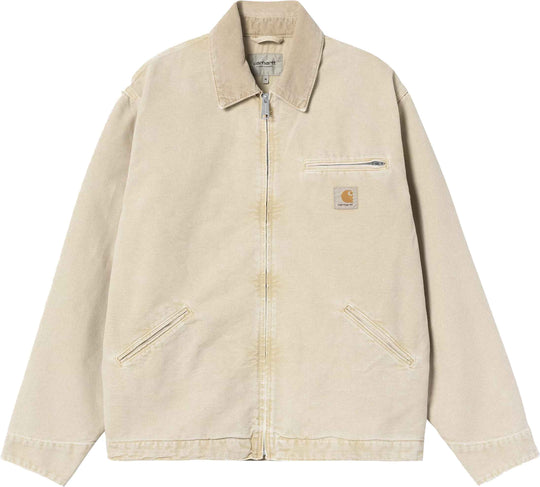  Carhartt Wip Giacca Og Detroit Jacket Dusty H Brown Chalk Wash Uomo Dustyhbrownchalkwash