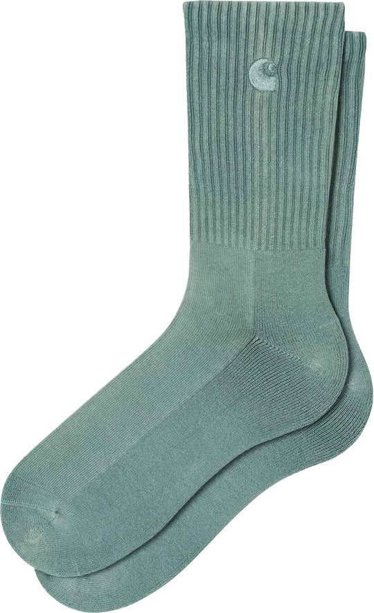 Carhartt Wip Calze Hudson Socks Saguaro Chalk Wash Uomo Saguarochalkwash