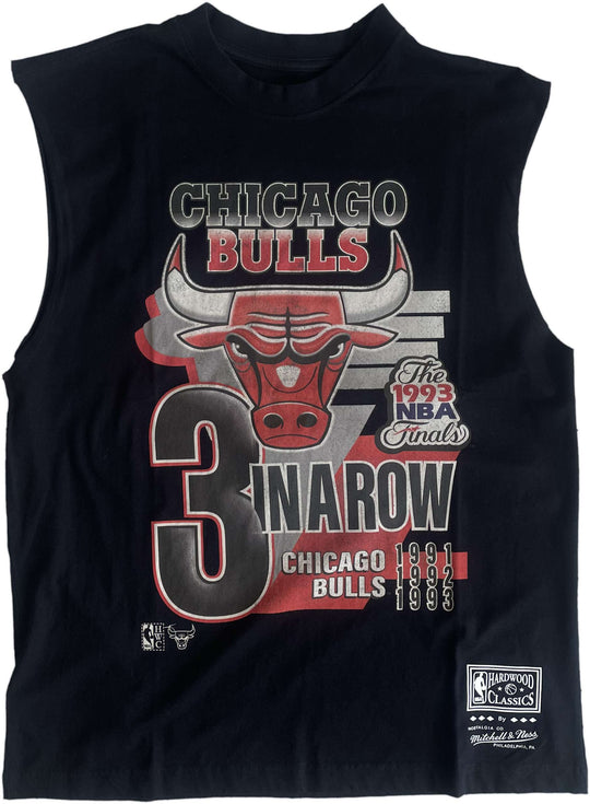  Mitchell & Ness T-shirt Nba Vice Muscle Tank Bulls Vince Carter Chicago Bulls Black Mitchell E Ness Uomo