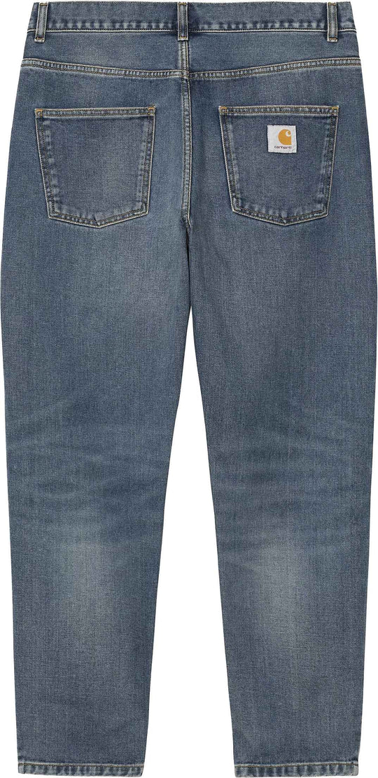  Carhartt Wip Jeans Newel Pant Blue Dark Used Wash Uomo Bluedarkusedwash