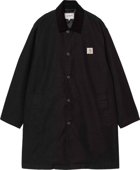  Carhartt Wip Giacca Webster Coat Black Black Rinsed Uomo Blackrinsed