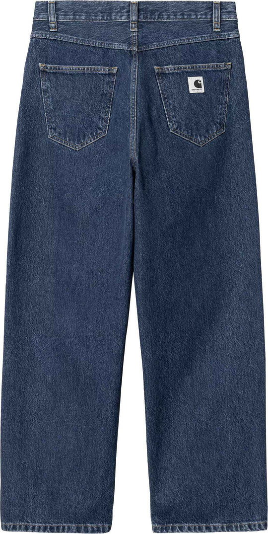  Carhartt Wip Jeans Women Brandon Pant Blue Stone Washed Donna Bluestonewashed