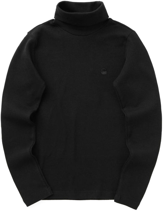  Carhartt Wip T-shirt Women Ls Philipa Mockneck T-shirt Black Donna Nero