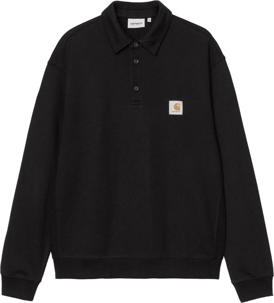  Carhartt Wip Polo Polo Sweat Black Uomo