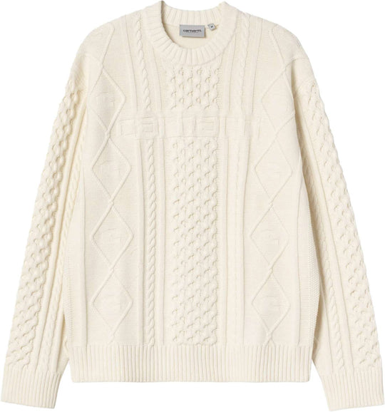  Carhartt Wip Maglione Shawn Sweater Natural Uomo