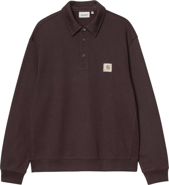  Carhartt Wip Polo Polo Sweat Palisander Uomo