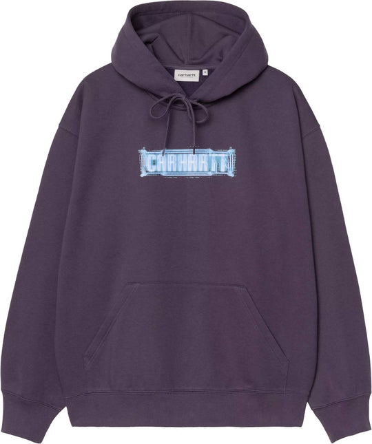  Carhartt Wip Felpa Hooded Electric Boogie Sweat Lokers Uomo