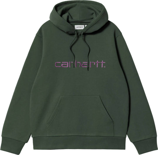  Carhartt Wip Felpa Hooded Carhartt Sweat Sycamore Tree Phlox Uomo Sycamoretreephlox