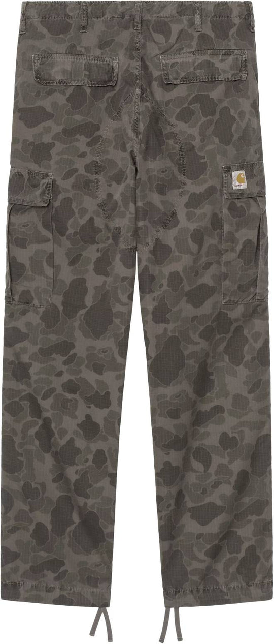  Carhartt Wip Pantalone Duck Cargo Pant Camo Duck Green Porphyr Garment Dyed Uomo Greenporphyrgarmentdyed