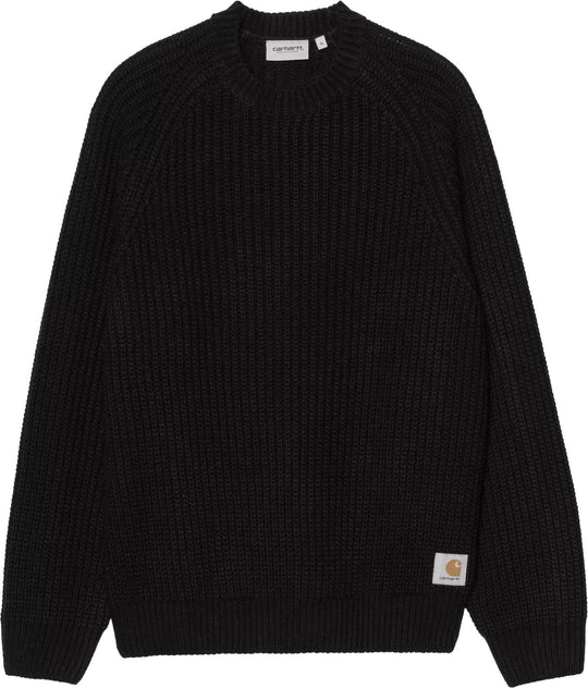  Carhartt Wip Maglione Firth Sweater Black Uomo