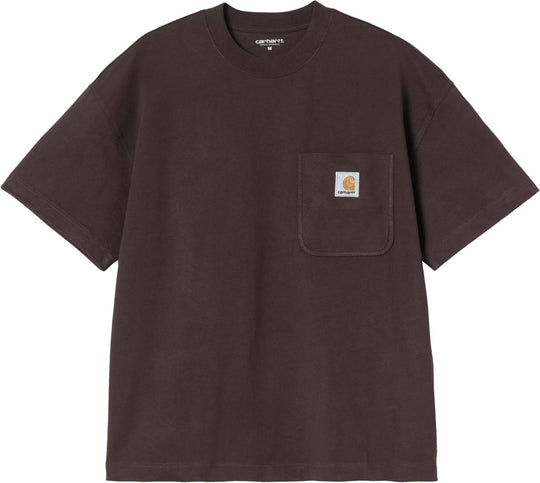  Carhartt Wip T-shirt Ss Work Pocket T-shirt Palisander Uomo