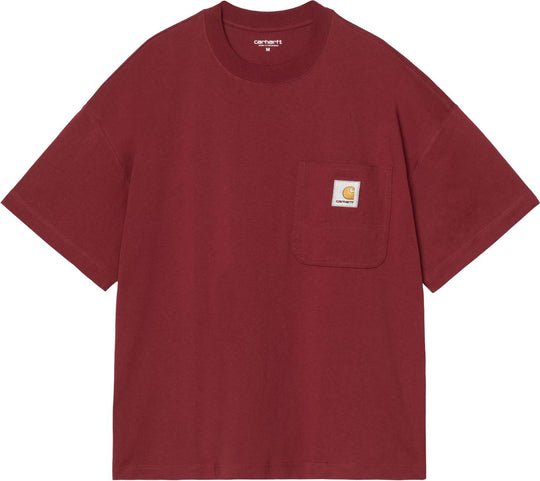  Carhartt Wip T-shirt Ss Work Pocket T-shirt Scarlet Uomo