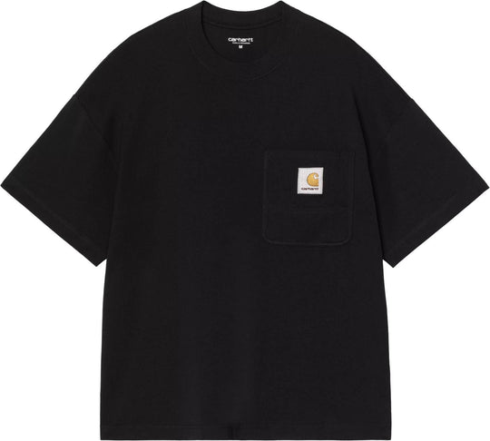  Carhartt Wip T-shirt Ss Work Pocket T-shirt Black Uomo