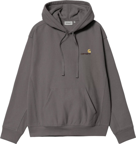  Carhartt Wip Felpa Hooded American Script Sweat Porphyry Uomo