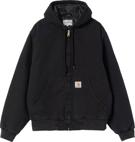  Carhartt Wip Giacca Og Active Jacket Black Stone Canvas Uomo Blackstonecanvas