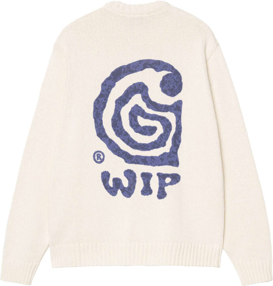  Carhartt Wip Maglione Helix Sweater Natural Uomo